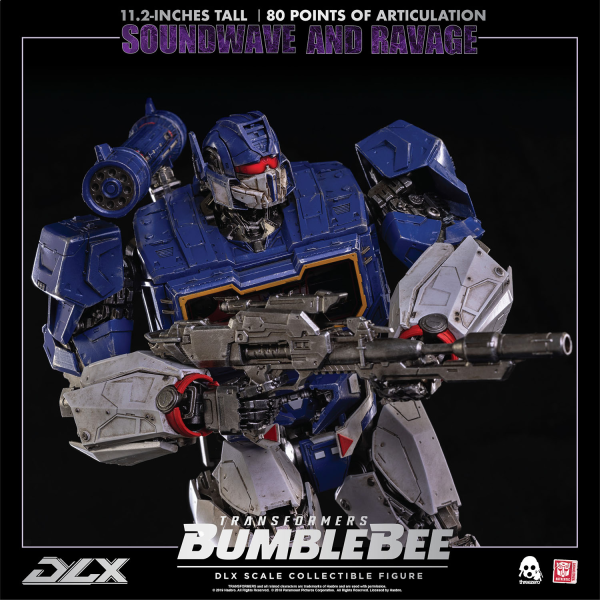 Three Zero Transformers: Bumblebee - DLX Soundwave and Ravage | 4897056202627