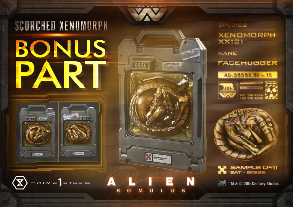 Prime 1 Studio Museum Masterline XL Alien: Romulus Scorched Xenomorph Deluxe Bonus Version | 4582647121875