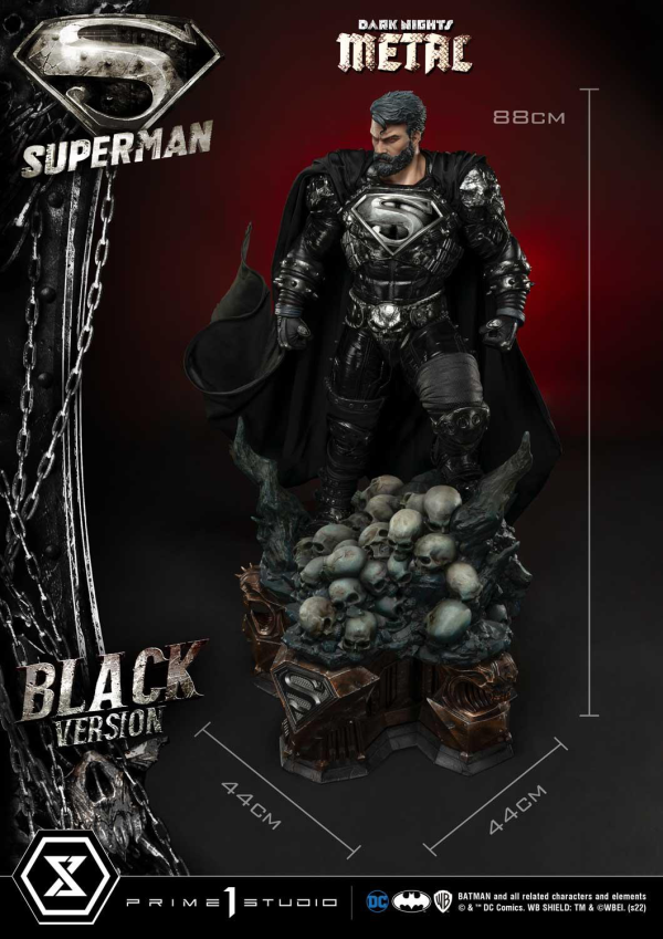 Prime 1 Studio Museum Masterline Dark Nights: Metal (Comics) Superman Black Version | 4580708043500