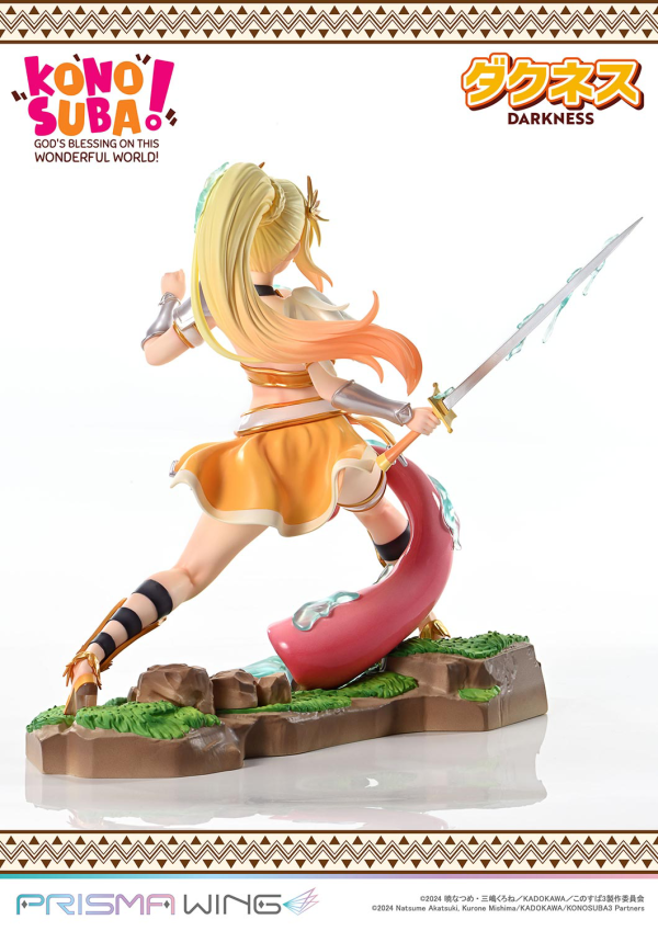 Prime 1 Studio PRISMA WING The anime KONOSUBA -God's blessing on this wonderful world! DARKNESS 1/7 Scale Pre-Painted Figure(4582647121769)