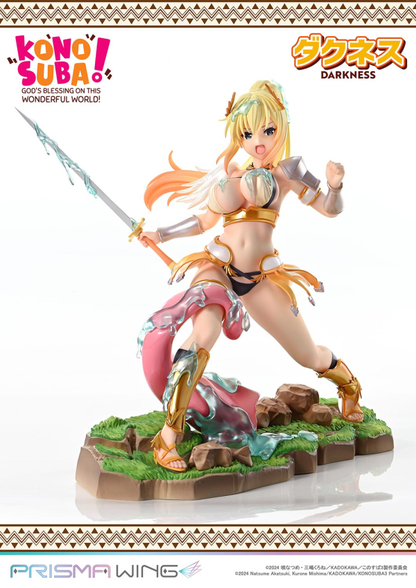 Prime 1 Studio PRISMA WING The anime KONOSUBA -God's blessing on this wonderful world! DARKNESS 1/7 Scale Pre-Painted Figure(4582647121769)
