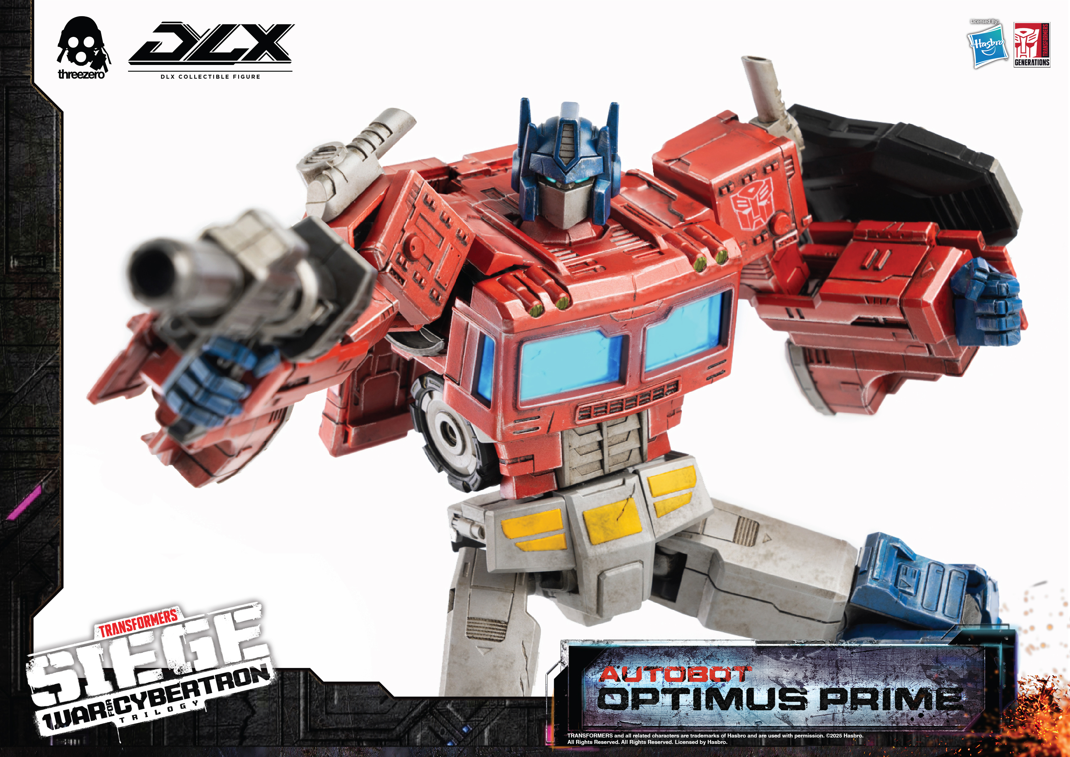 Transformers: War for Cybertron Trilogy - DLX Optimus Prime