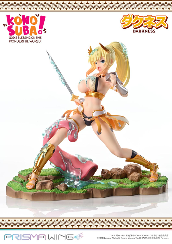 Prime 1 Studio PRISMA WING The anime KONOSUBA -God's blessing on this wonderful world! DARKNESS 1/7 Scale Pre-Painted Figure(4582647121769)