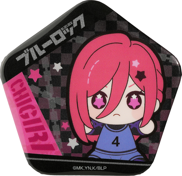 HUGGY Series Pinback Button Chigiri Hyoma | 4580590207806