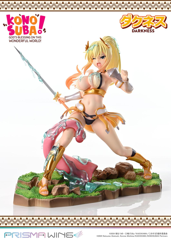 Prime 1 Studio PRISMA WING The anime KONOSUBA -God's blessing on this wonderful world! DARKNESS 1/7 Scale Pre-Painted Figure(4582647121769)
