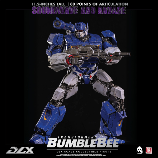Three Zero Transformers: Bumblebee - DLX Soundwave and Ravage | 4897056202627