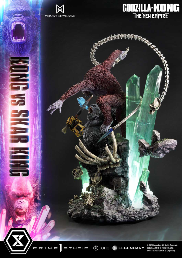 Prime 1 Studio Ultimate Diorama Masterline Godzilla x Kong: The New Empire (Film) Kong vs Skar King Bonus Version | 4582647121707