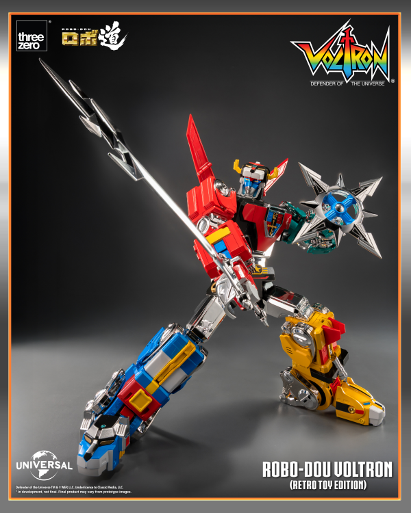 threezero Voltron: Defender of the Universe ROBO-DOU Voltron (Retro Toy Edition) | 4895250816800