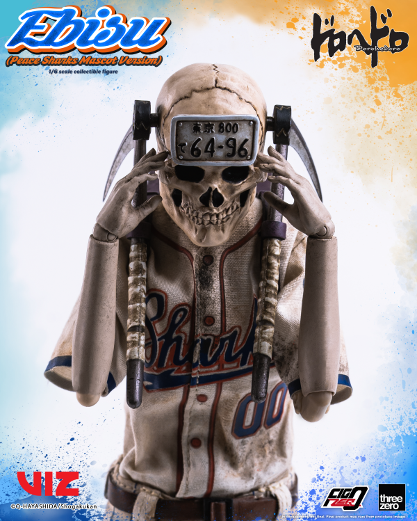 threezero Dorohedoro - FigZero Ebisu (Peace Sharks Mascot Version) | 4895250815391