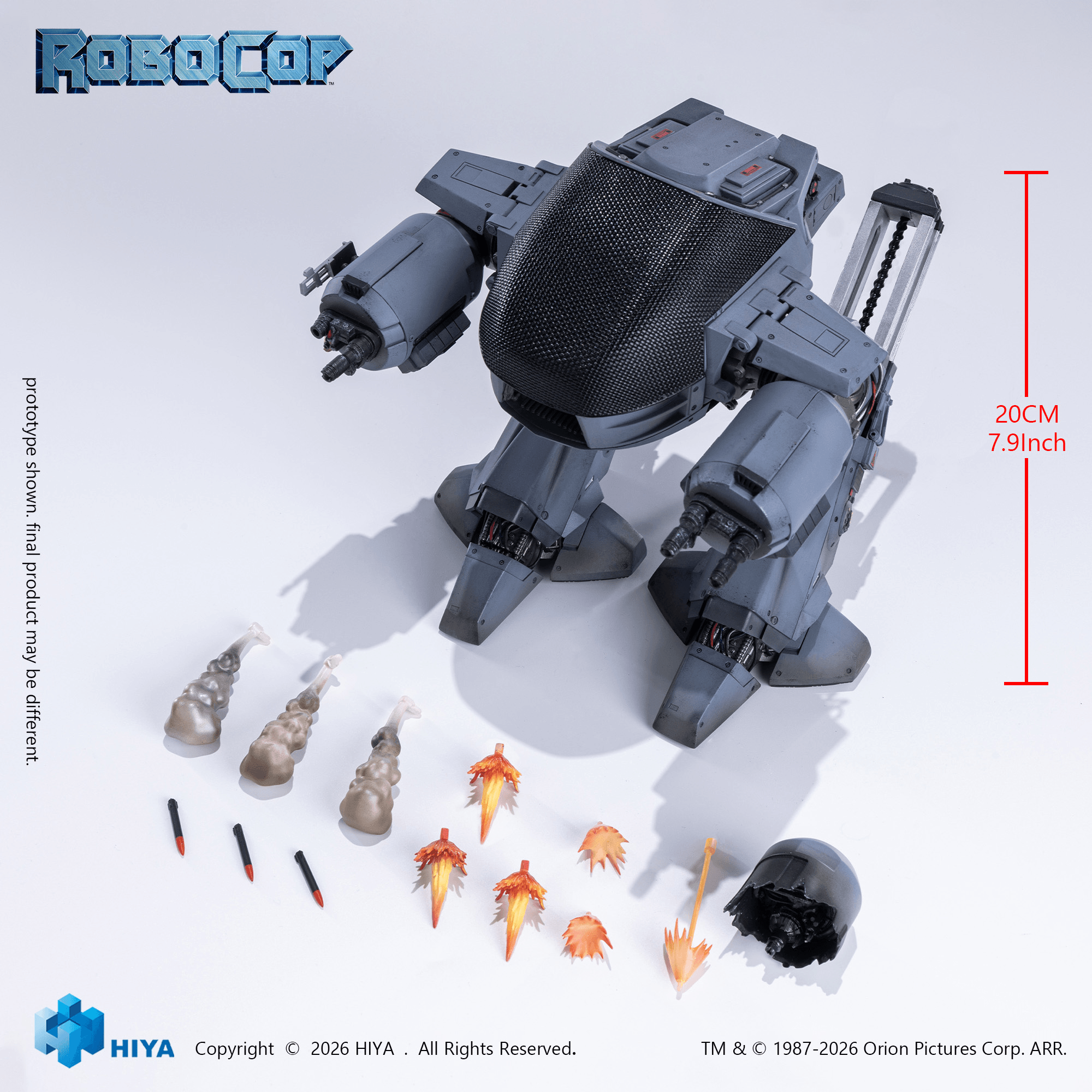 1/12 Scale 6 Inch RoboCop ED-209 Action Figure | 6957534203916