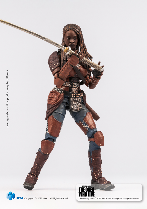 HIYA TOYS Exquisite Mini Series 1/18 Scale The Walking Dead Michonne Action Figure | 6957534203589