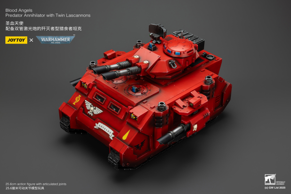 JOYTOY Blood Angels Predator Annihilator with Twin Lascannons | 6927054401499