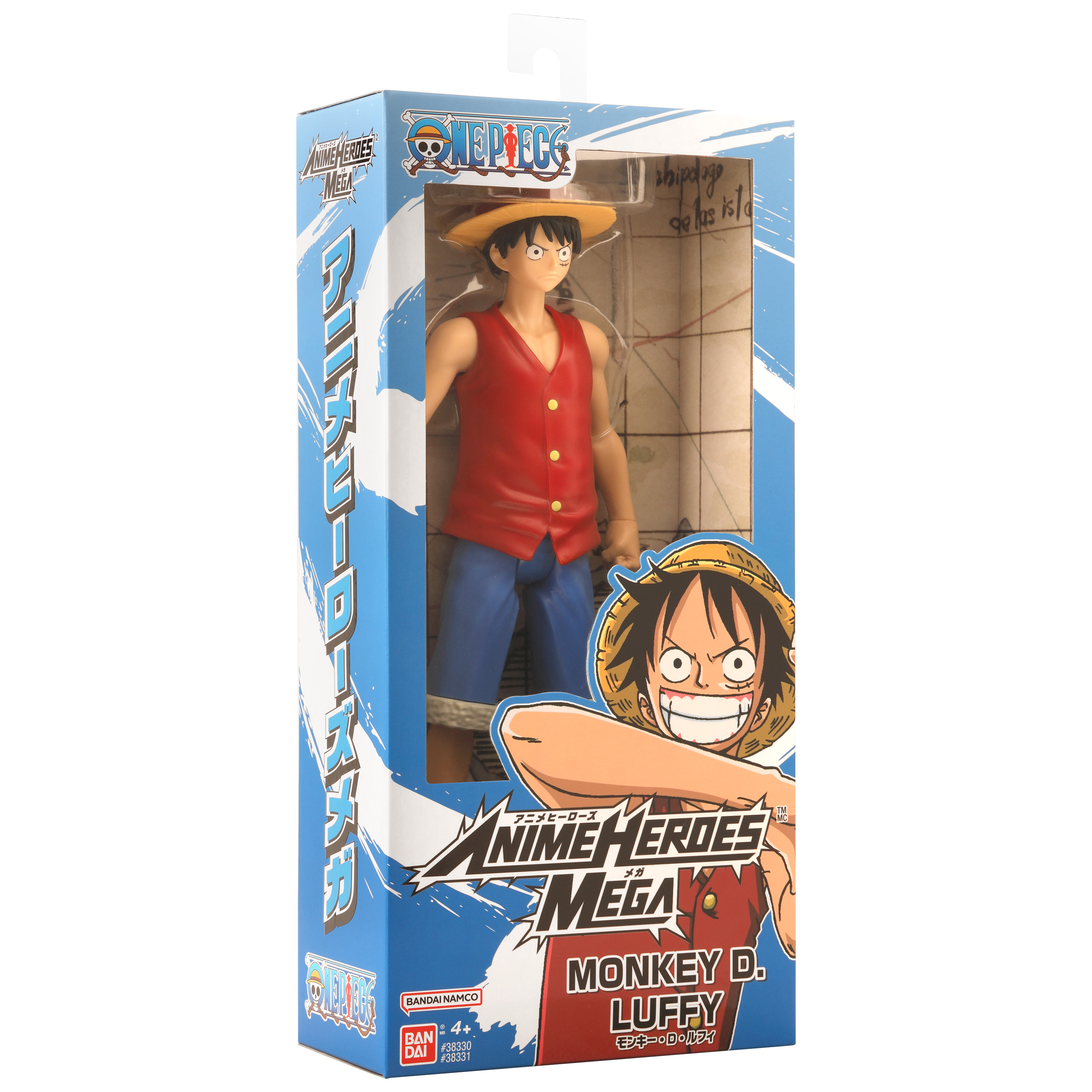 Anime Heroes Mega - Monkey D. Luffy | 0045557383312