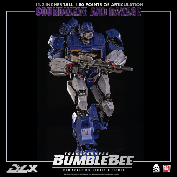 Three Zero Transformers: Bumblebee - DLX Soundwave and Ravage | 4897056202627