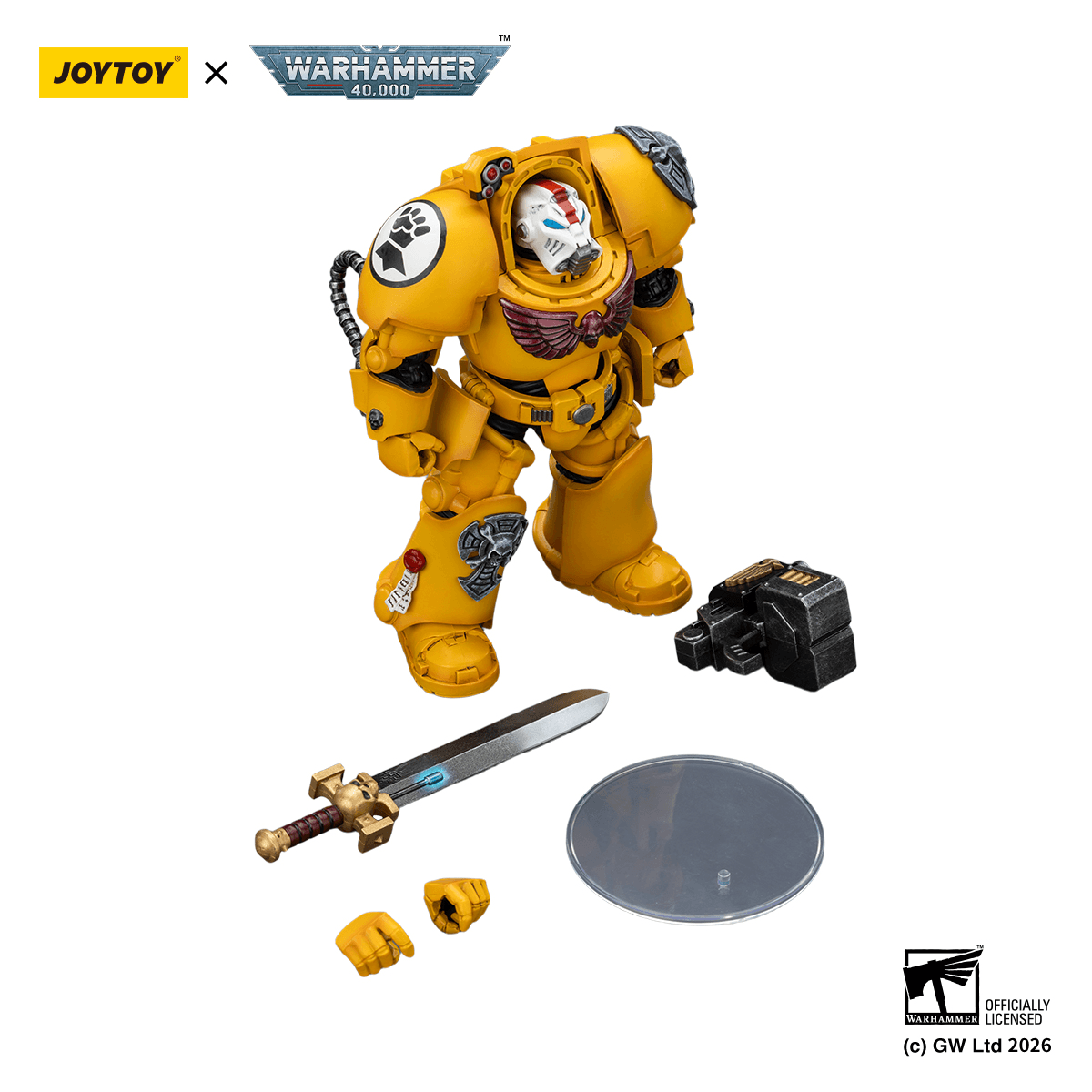 Imperial Fists Terminator 1 with Power Sword and Storm Bolter | 6927054403158