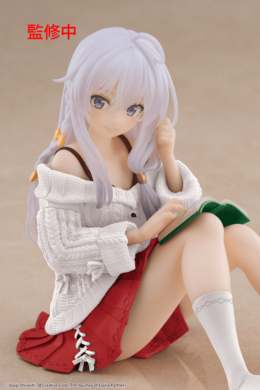 TAITO Wandering Witch: The Journey of Elaina Desktop Cute Figure - Elaina (Casual Clothes Ver.) Renewal | 840342404667
