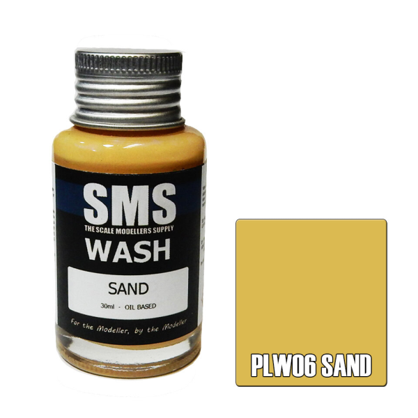 The Scale Modellers Supply (SMS) Wash SAND 30ml | 707959821648