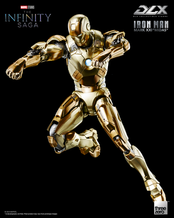 threezero Marvel Studios: The Infinity Saga - DLX Iron Man Mark 21 “Midas” | 4895250815452