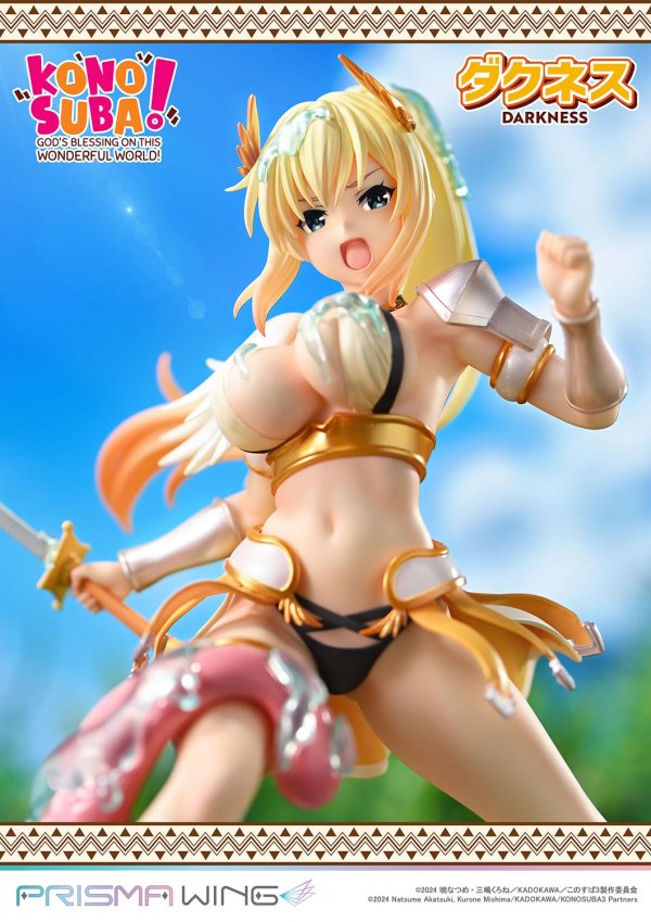 Prime 1 Studio PRISMA WING The anime KONOSUBA -God's blessing on this wonderful world! DARKNESS 1/7 Scale Pre-Painted Figure(4582647121769)