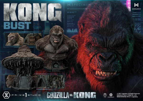 Prime 1 Studio Life Size Bust Godzilla vs Kong (Film) Kong | 4580708032122