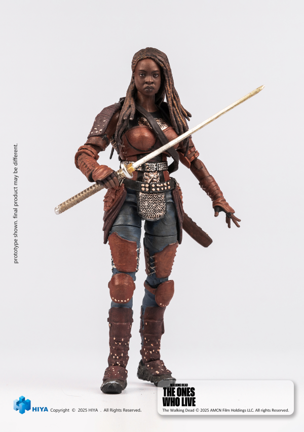 HIYA TOYS Exquisite Mini Series 1/18 Scale The Walking Dead Michonne Action Figure | 6957534203589