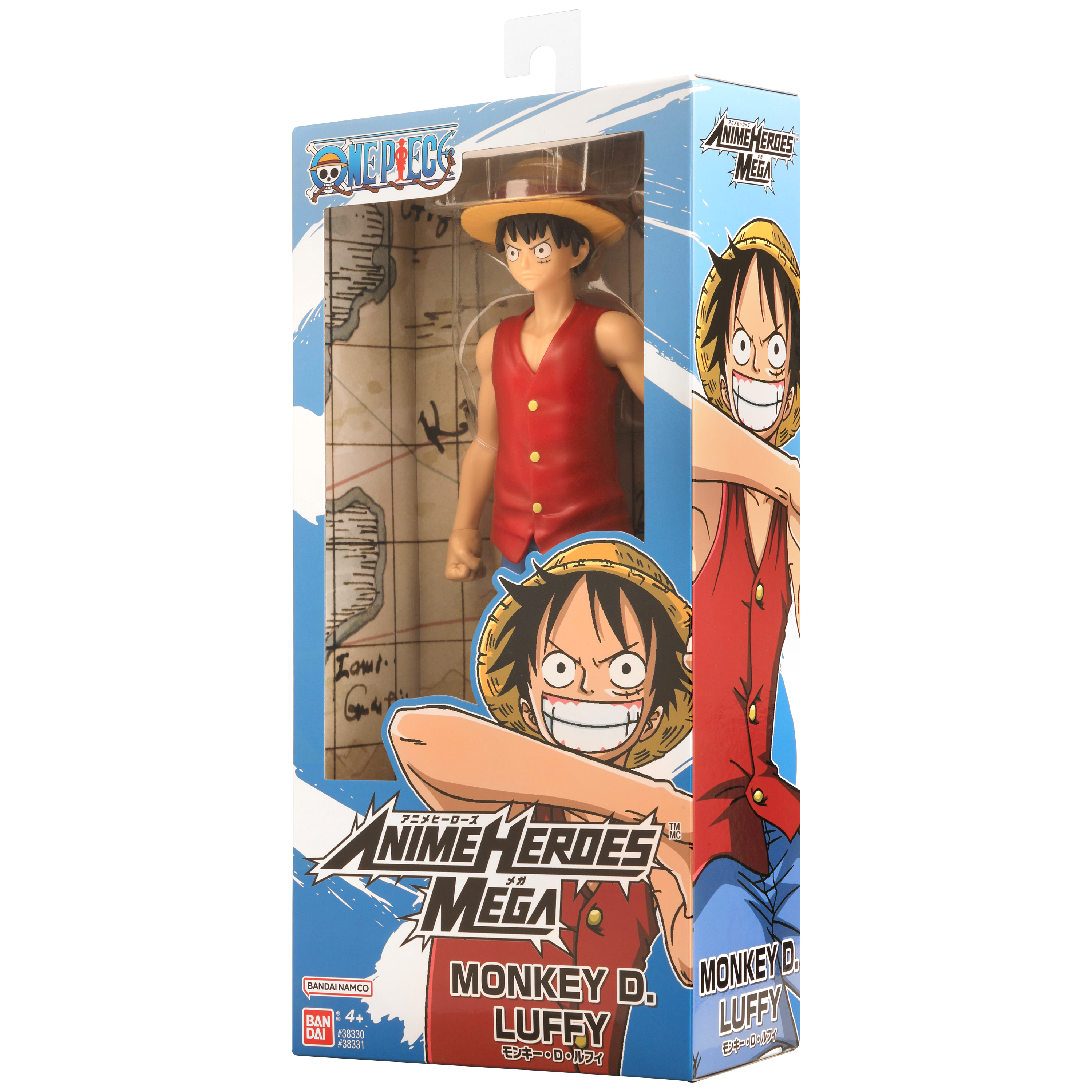 Anime Heroes Mega - Monkey D. Luffy | 0045557383312