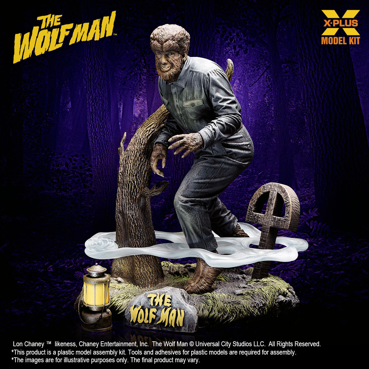 1/8 Scale Lon Chaney Jr. as Wolf Man Plastic Model Kit(4532149027090)