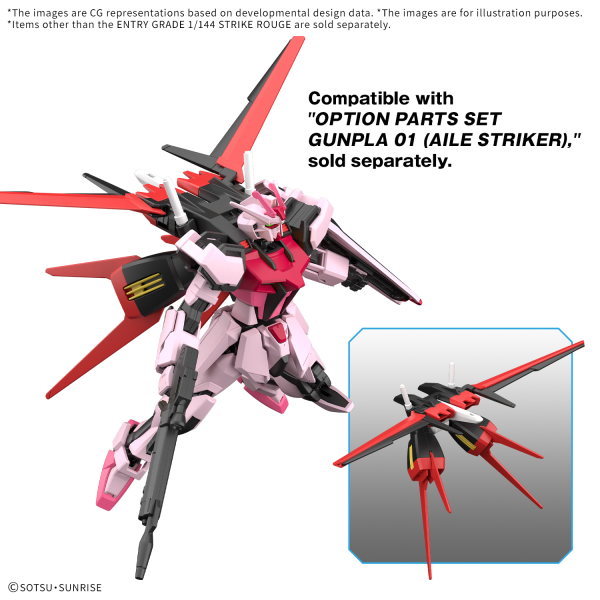 ENTRY GRADE 1/144 STRIKE ROUGE | 4573102683212