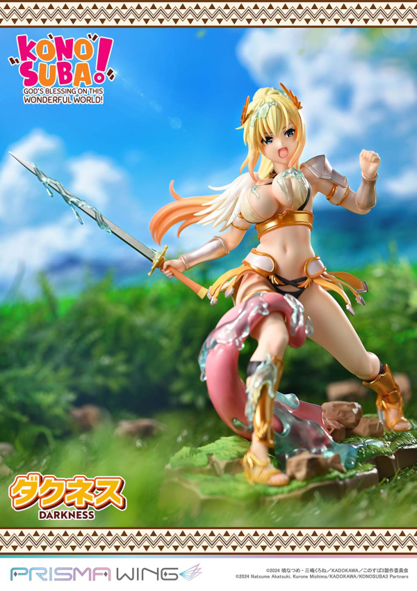 Prime 1 Studio PRISMA WING The anime KONOSUBA -God's blessing on this wonderful world! DARKNESS 1/7 Scale Pre-Painted Figure(4582647121769)