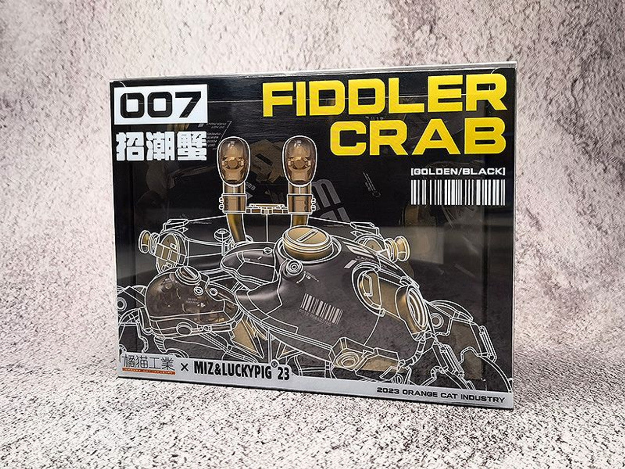 Orange Cat Industry Aquaculture Tank Series 007 Fiddler Crab (Gold Black) Model Kit | 6973848780271