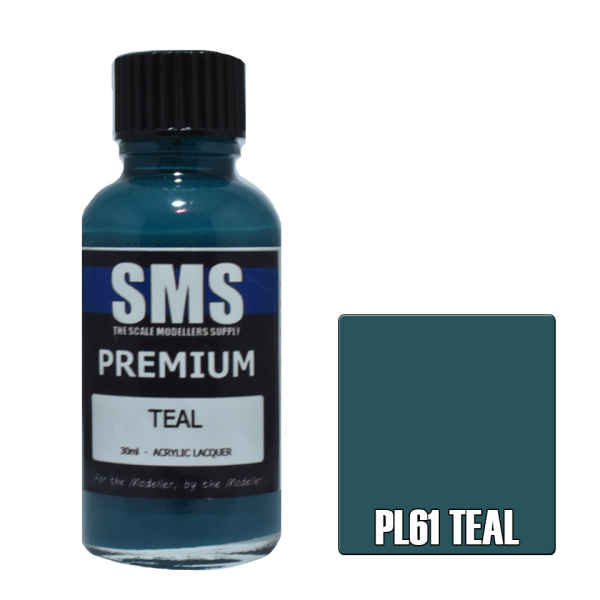 The Scale Modellers Supply (SMS) Premium TEAL 30ml | 707959821426