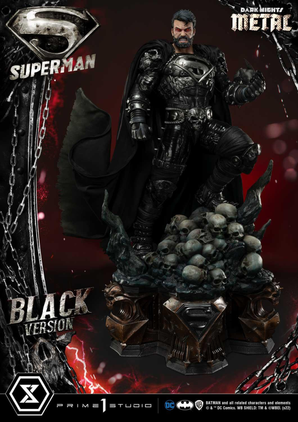 Prime 1 Studio Museum Masterline Dark Nights: Metal (Comics) Superman Black Version | 4580708043500