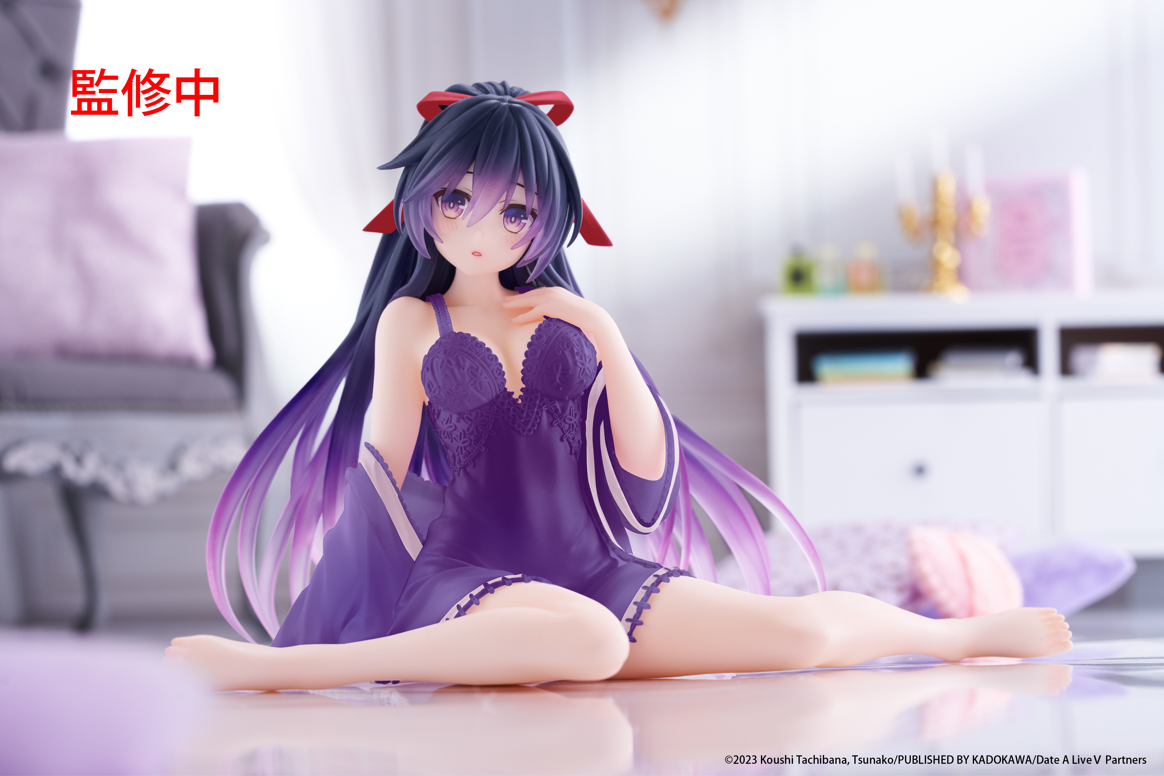 Date A Live V Desktop Cute Figure - Tohka Yatogami (Nightwear Ver.) Renewal | 0840342403950