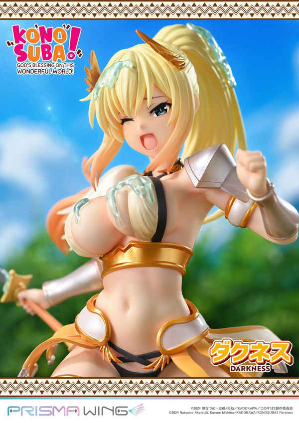 Prime 1 Studio PRISMA WING The anime KONOSUBA -God's blessing on this wonderful world! DARKNESS 1/7 Scale Pre-Painted Figure(4582647121769)
