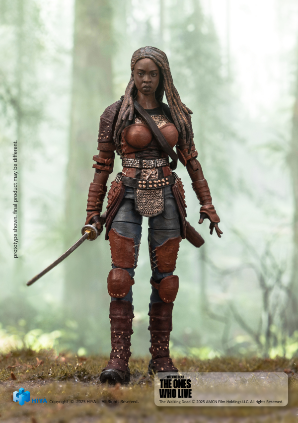 HIYA TOYS Exquisite Mini Series 1/18 Scale The Walking Dead Michonne Action Figure | 6957534203589
