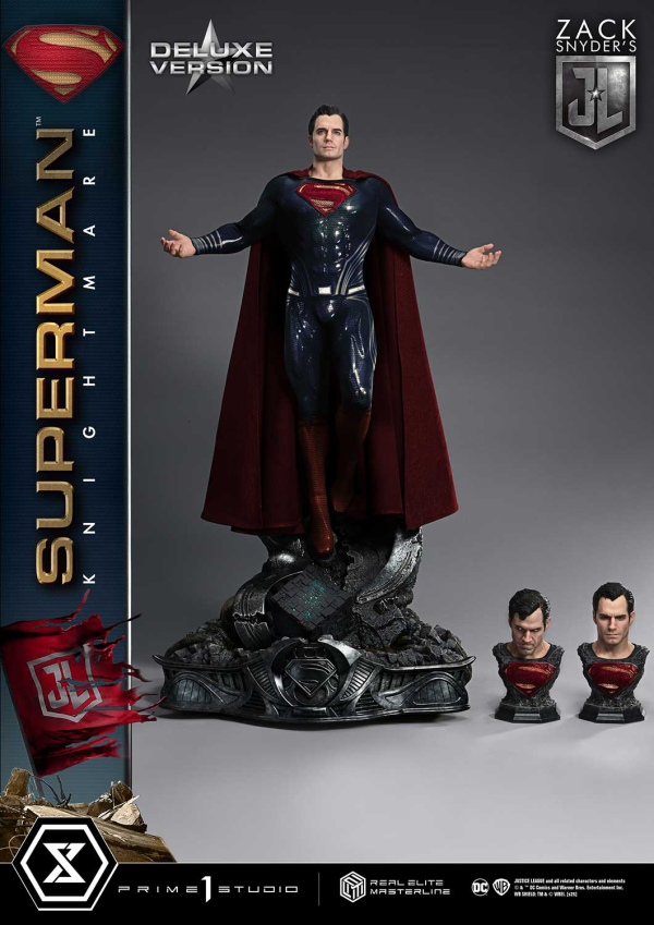 Prime 1 Studio Real Elite Masterline Justice League (Film) Superman Knightmare Color Edition Deluxe Version | 4582647120977
