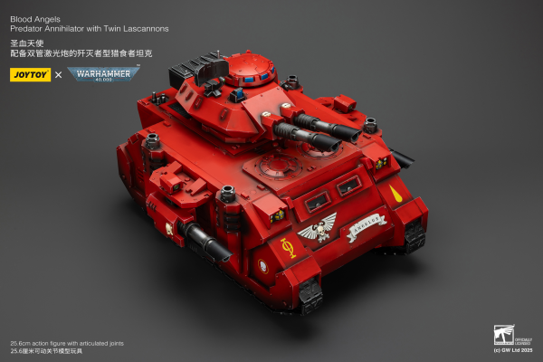 JOYTOY Blood Angels Predator Annihilator with Twin Lascannons | 6927054401499