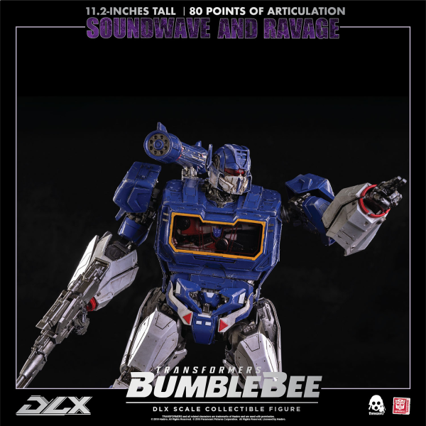 Three Zero Transformers: Bumblebee - DLX Soundwave and Ravage | 4897056202627