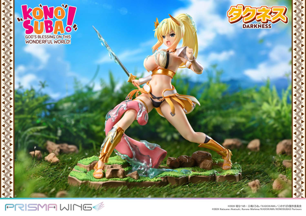 Prime 1 Studio PRISMA WING The anime KONOSUBA -God's blessing on this wonderful world! DARKNESS 1/7 Scale Pre-Painted Figure(4582647121769)