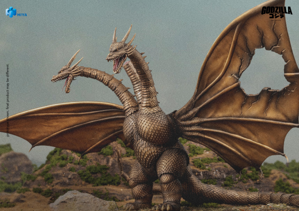 HIYA TOYS Exquisite Basic Series None Scale 10 Inch Godzilla vs. King Ghidorah King Ghidorah Battle Damaged Ver. Action Figure(6957534204395)