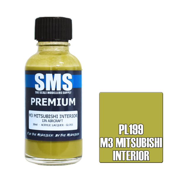 The Scale Modellers Supply (SMS) Premium M3 MITSUBISHI INTERIOR 30ml | 787099995591
