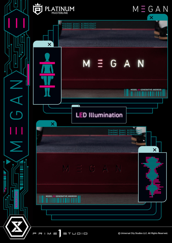 Prime 1 Studio Platinum Masterline M3GAN (Film) M3GAN Bonus Version | 4580708049694