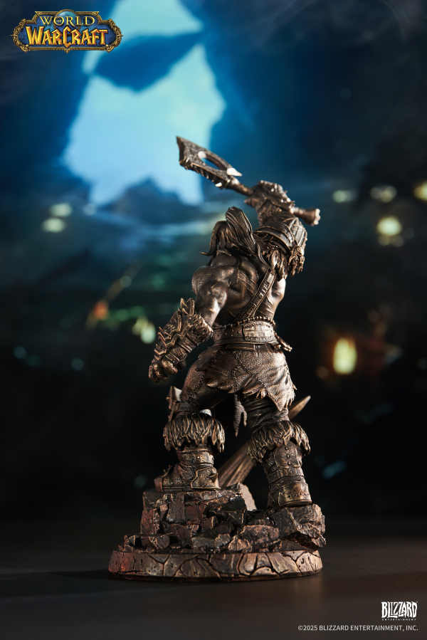 HEX Collectibles Blizzard World of Warcraft® Grommash Hellscream 1/10 Scale Bronze-Colored Edition Statue | 6972099322636