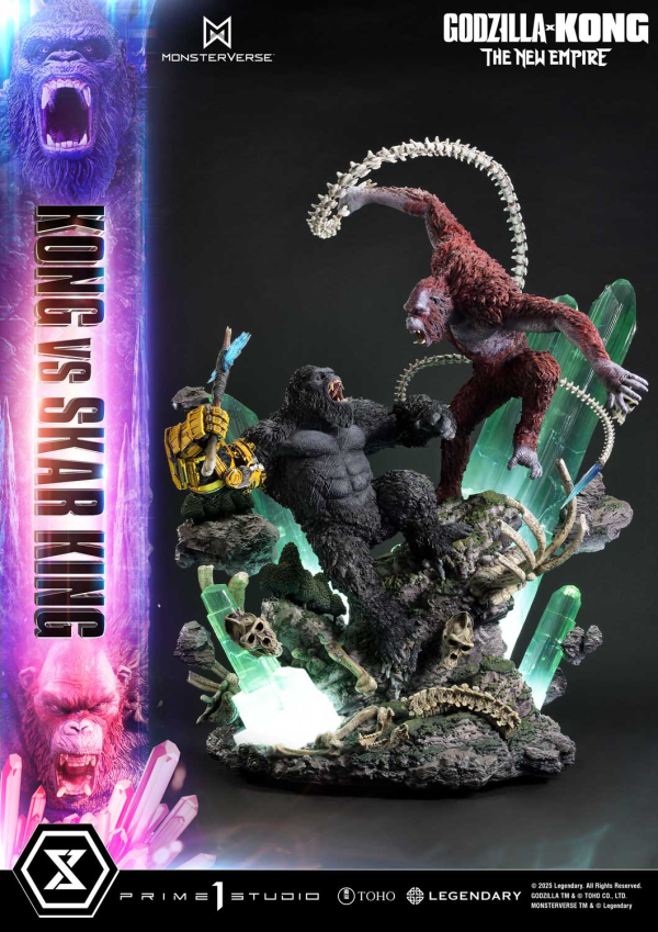 Prime 1 Studio Ultimate Diorama Masterline Godzilla x Kong: The New Empire (Film) Kong vs Skar King | 4582647121691