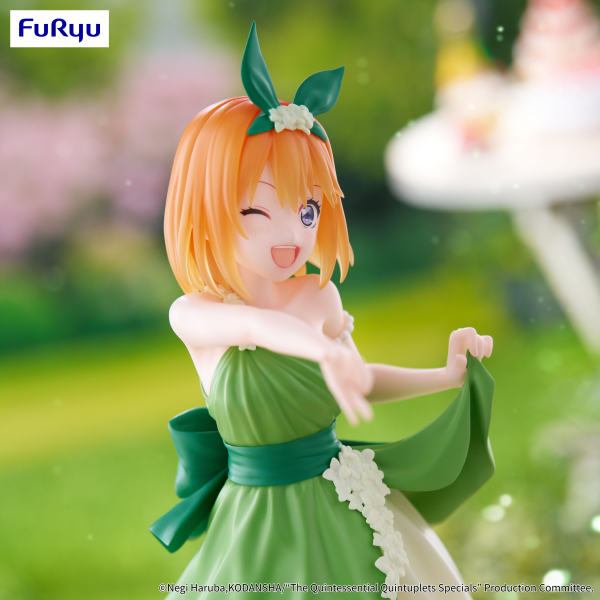 FuRyu The Quintessential Quintuplets Specials Trio-Try-iT Figure -Nakano Yotsuba Pastel Dress ver.- | 4582782366858