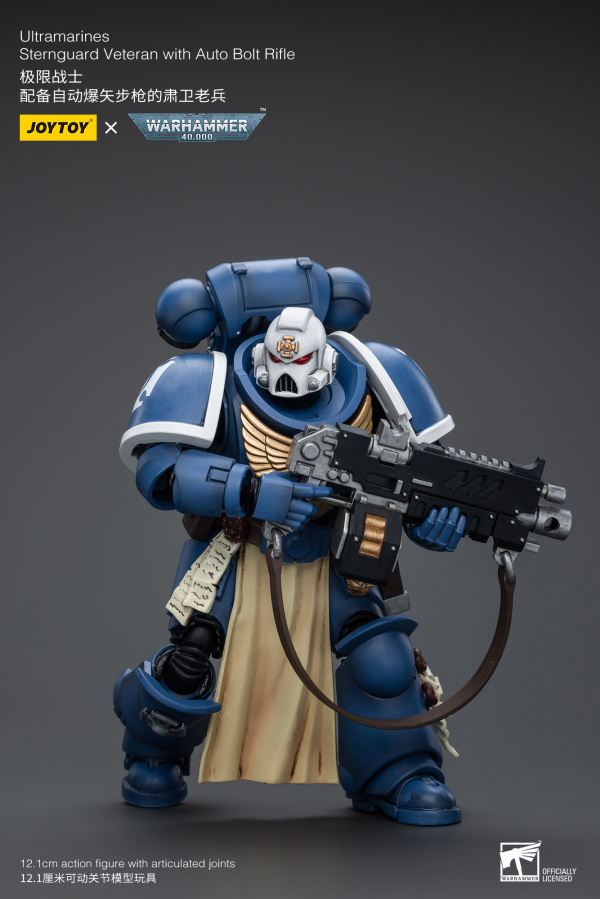 JOYTOY Ultramarines Sternguard Veteran with Auto Bolt Rifle | 6973130379824