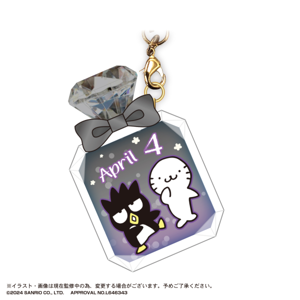 Piapro.net MAX SANRIO CHARACTERS BIRTHDAY "PUKKURI" CLEAR KEY RING | 4580683619097