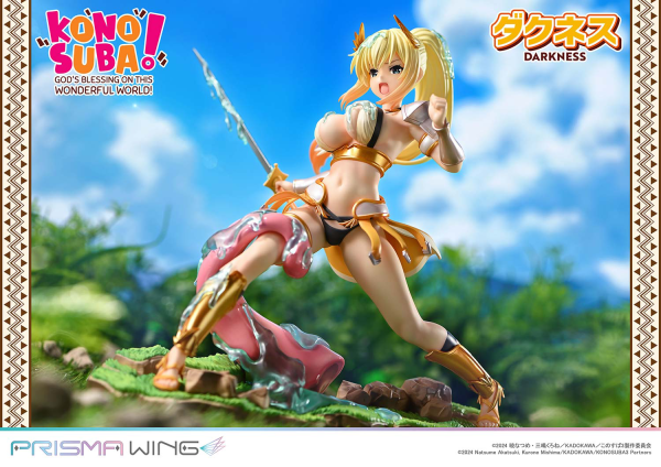 Prime 1 Studio PRISMA WING The anime KONOSUBA -God's blessing on this wonderful world! DARKNESS 1/7 Scale Pre-Painted Figure(4582647121769)