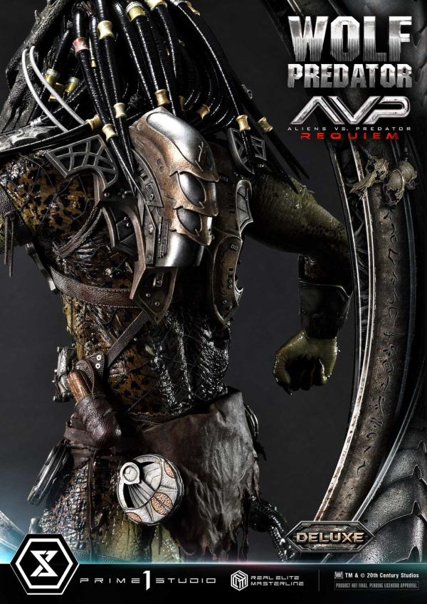Prime 1 Studio Real Elite Masterline Aliens vs. Predator: Requiem Wolf Predator DX Bonus Version | 4582647121646