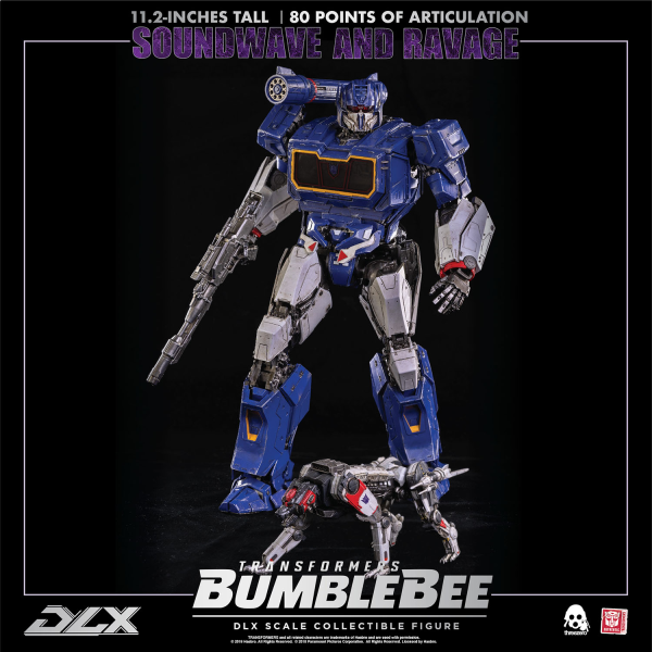 Three Zero Transformers: Bumblebee - DLX Soundwave and Ravage | 4897056202627